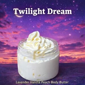 LIMITED SUPPLY! Hand Crafted Twilight Dream Creamy Body Butter Lotion 4oz